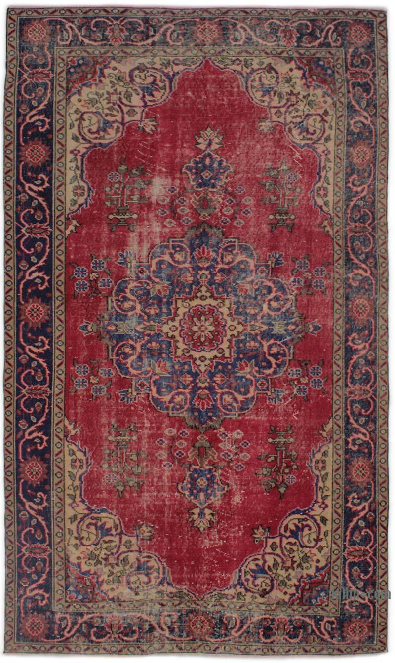 El Dokuma Vintage Halı - 156 cm x 277 cm - K0076783