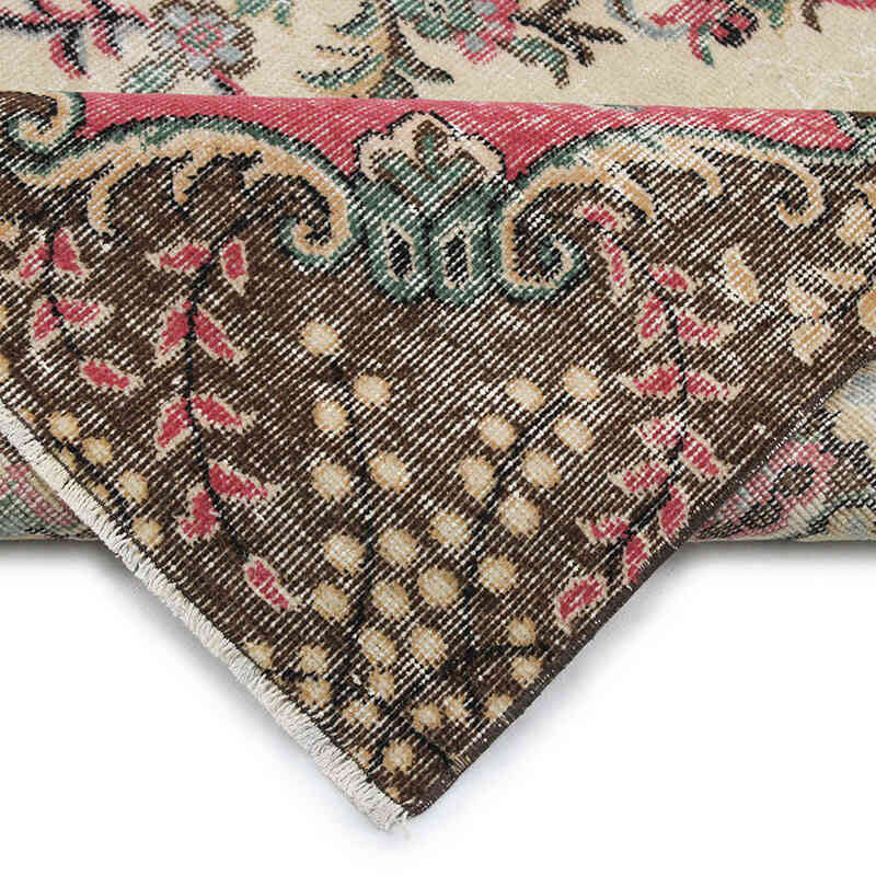 Alfombra Vintage Turca Anudada a Mano - 177 cm x 280 cm - K0076790