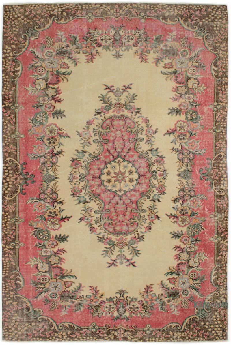 Alfombra Vintage Turca Anudada a Mano - 177 cm x 280 cm - K0076790