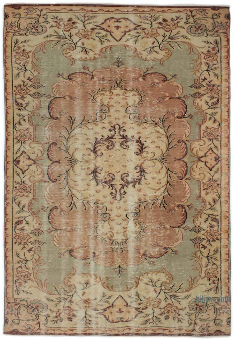 El Dokuma Vintage Halı - 177 cm x 263 cm - K0076792