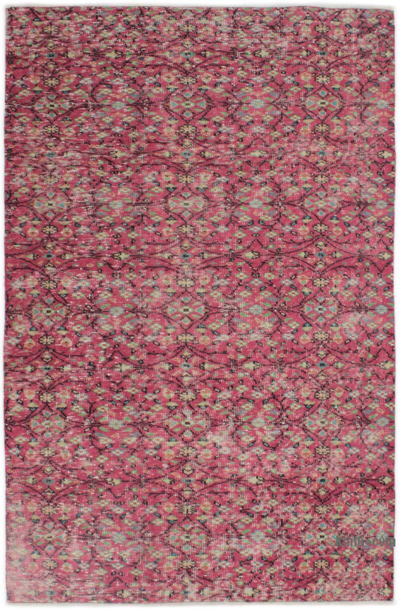 Alfombra Vintage Turca Anudada a Mano - 155 cm x 244 cm - K0076793