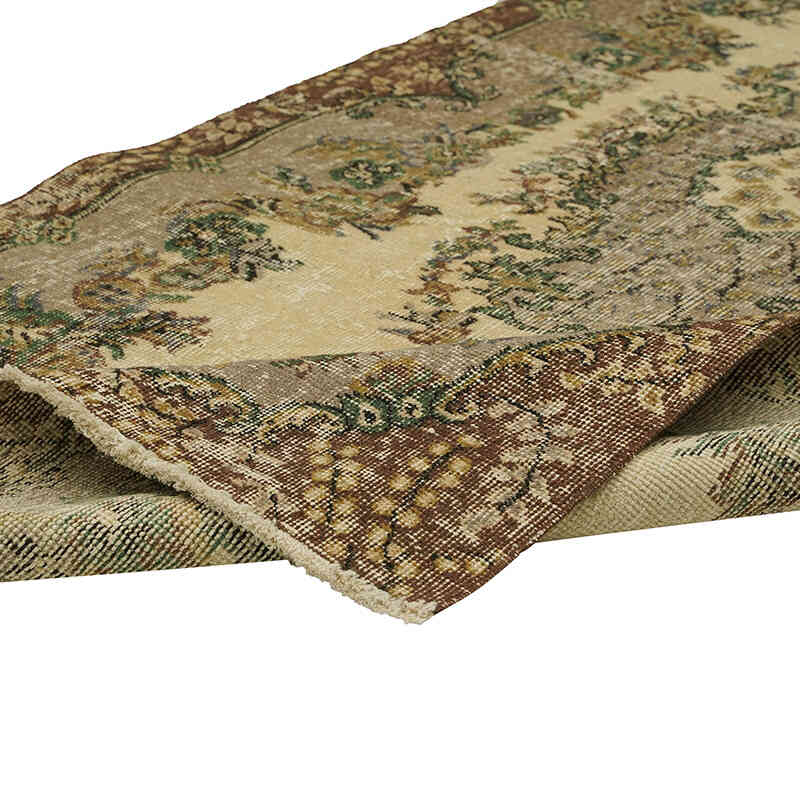 Alfombra Vintage Turca Anudada a Mano - 110 cm x 231 cm - K0076795