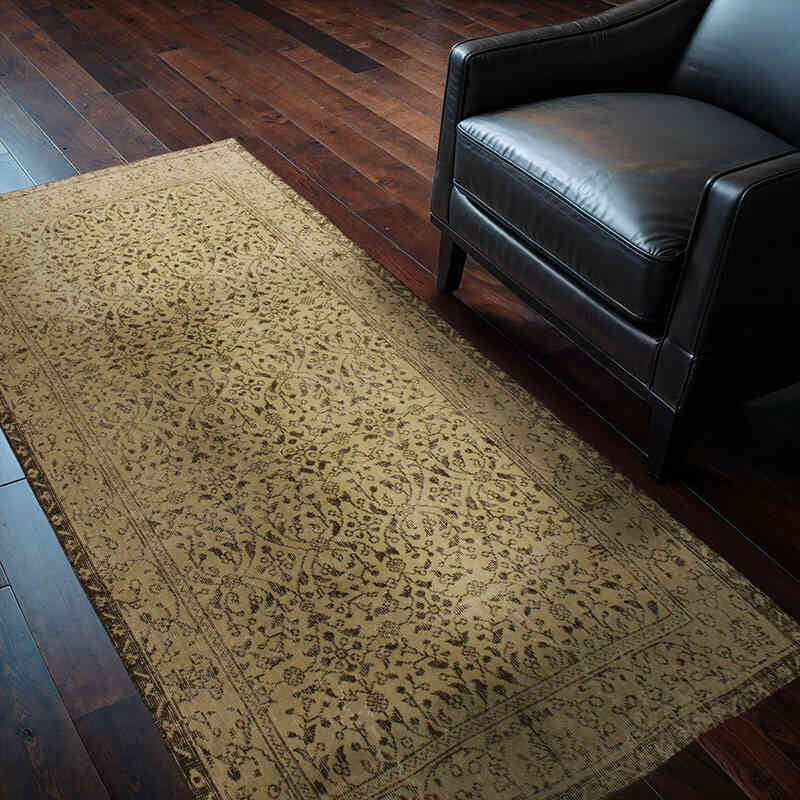 El Dokuma Vintage Halı - 110 cm x 205 cm - K0076796