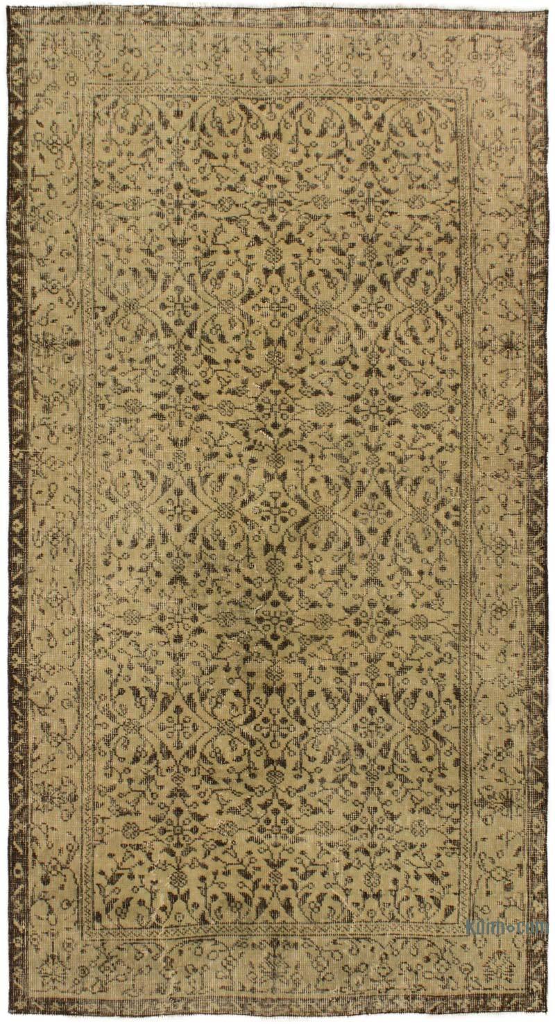 El Dokuma Vintage Halı - 110 cm x 205 cm - K0076796