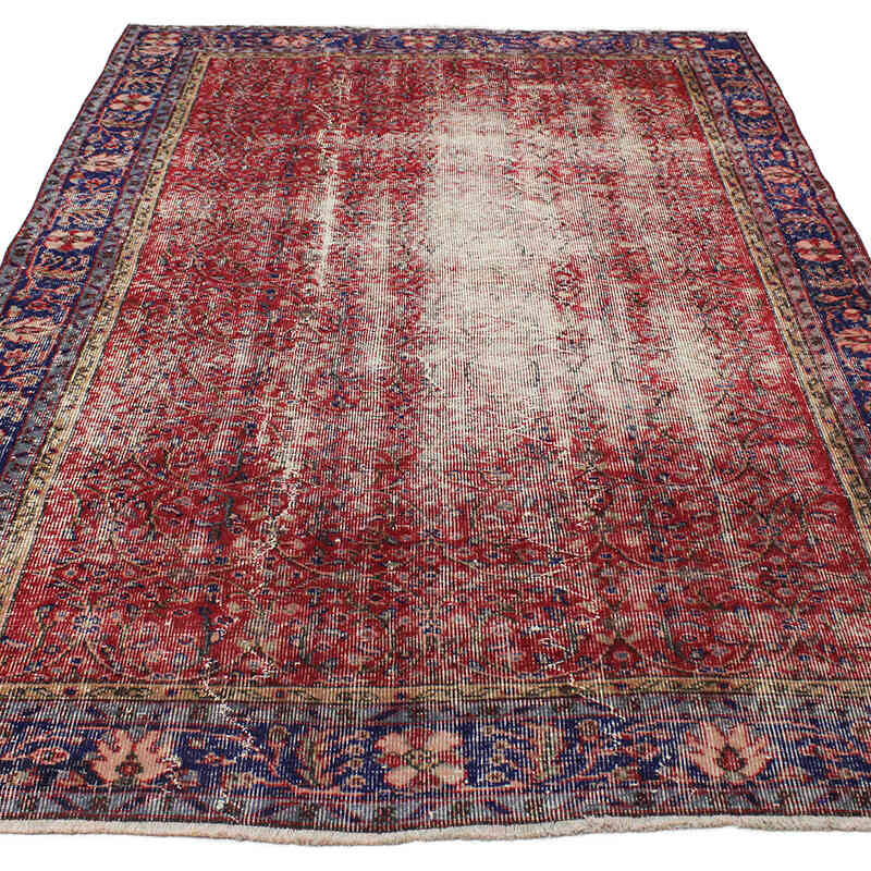 Vintage Turkish Hand-Knotted Rug - 5' 4" x 8' 4" (64" x 100") - K0076802