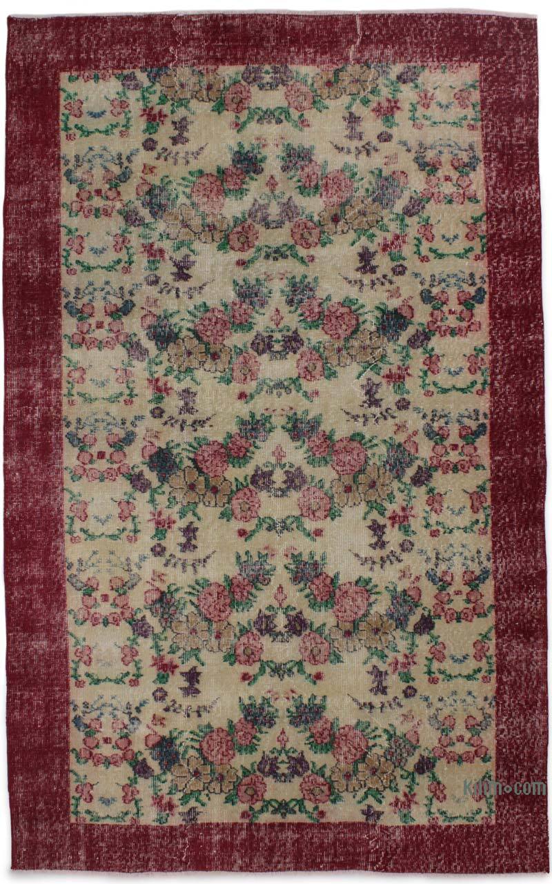 El Dokuma Vintage Halı - 145 cm x 232 cm - K0076805