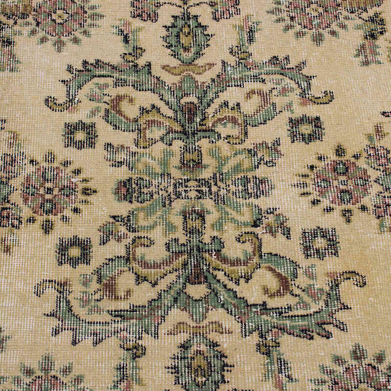 Alfombra Vintage Turca Anudada a Mano - 115 cm x 210 cm - K0076807