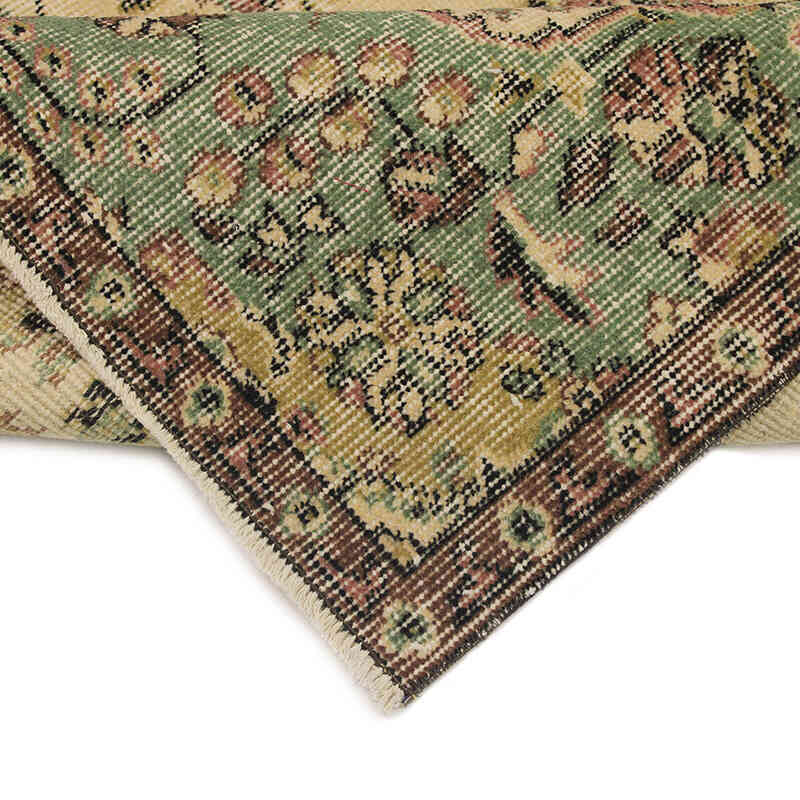 Alfombra Vintage Turca Anudada a Mano - 115 cm x 210 cm - K0076807