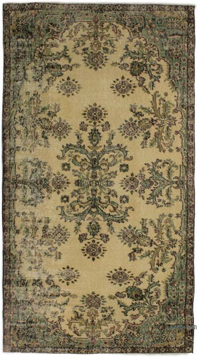 Vintage Turkish Hand-Knotted Rug - 3' 9" x 6' 11" (45" x 83")