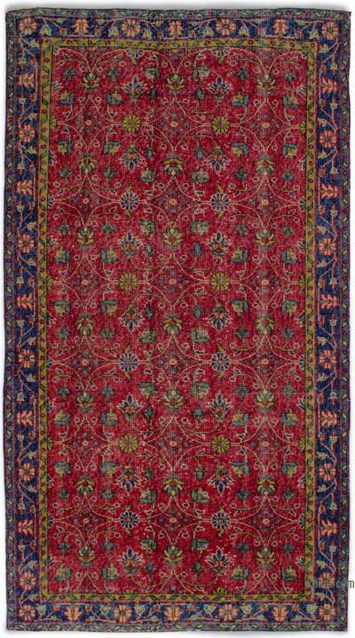 El Dokuma Vintage Halı - 116 cm x 210 cm