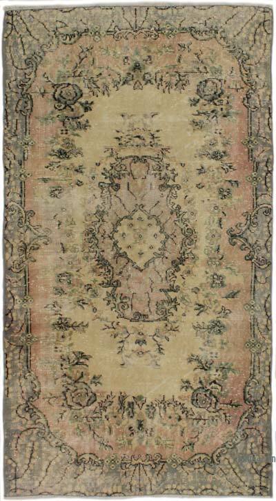 Alfombra Vintage Turca Anudada a Mano - 112 cm x 207 cm