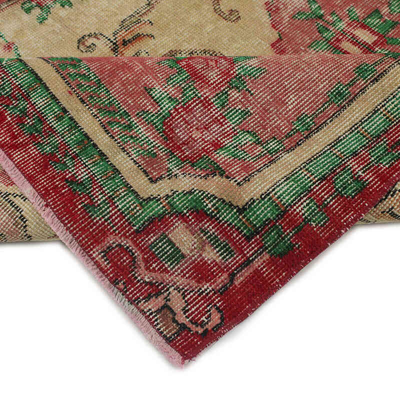 Alfombra Vintage Turca Anudada a Mano - 115 cm x 206 cm - K0076819