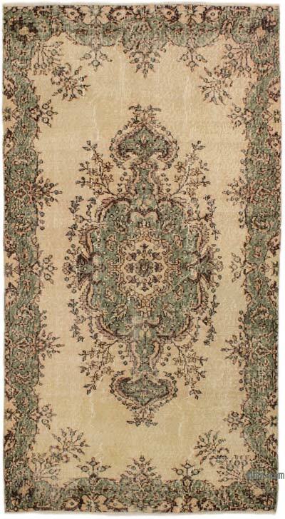Vintage Turkish Hand-Knotted Rug - 3' 8" x 6' 10" (44" x 82")