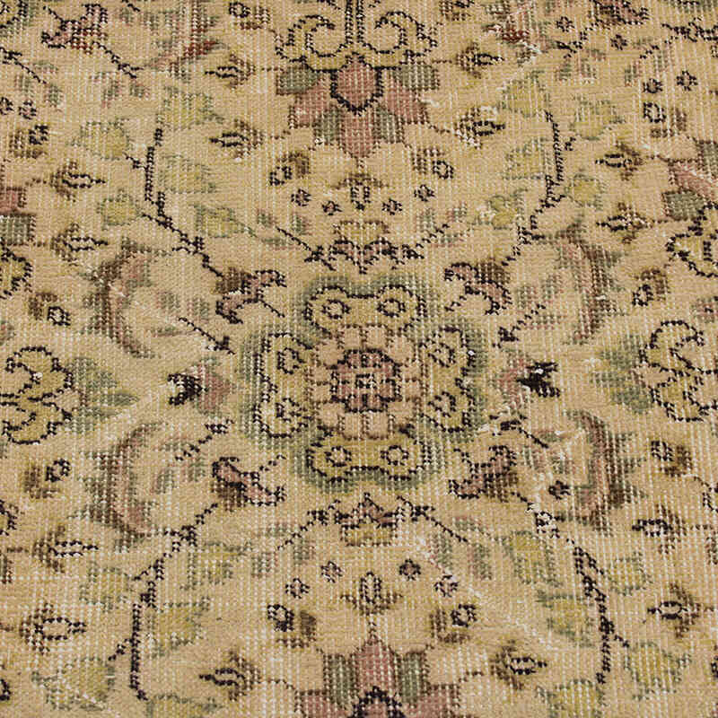 Alfombra Vintage Turca Anudada a Mano - 115 cm x 200 cm - K0076823