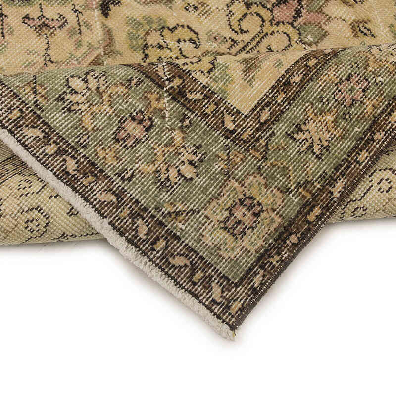 Alfombra Vintage Turca Anudada a Mano - 115 cm x 200 cm - K0076823
