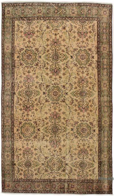 Vintage Turkish Hand-Knotted Rug - 3' 9" x 6' 7" (45" x 79")