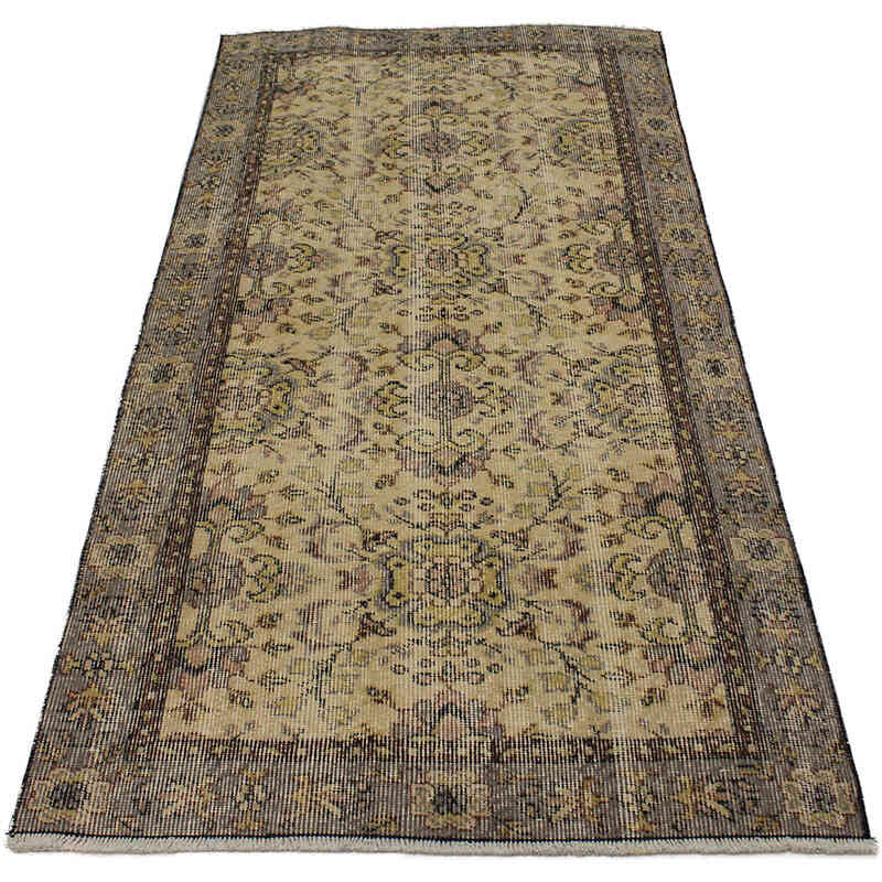 Alfombra Vintage Turca Anudada a Mano - 90 cm x 185 cm - K0076824