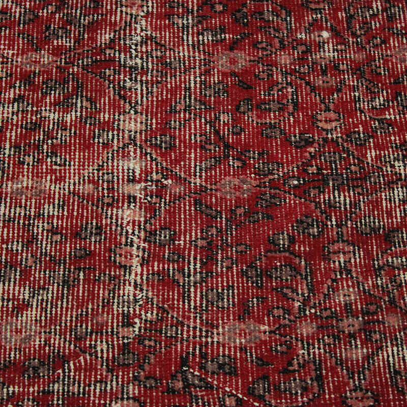 El Dokuma Vintage Halı - 114 cm x 202 cm - K0076825
