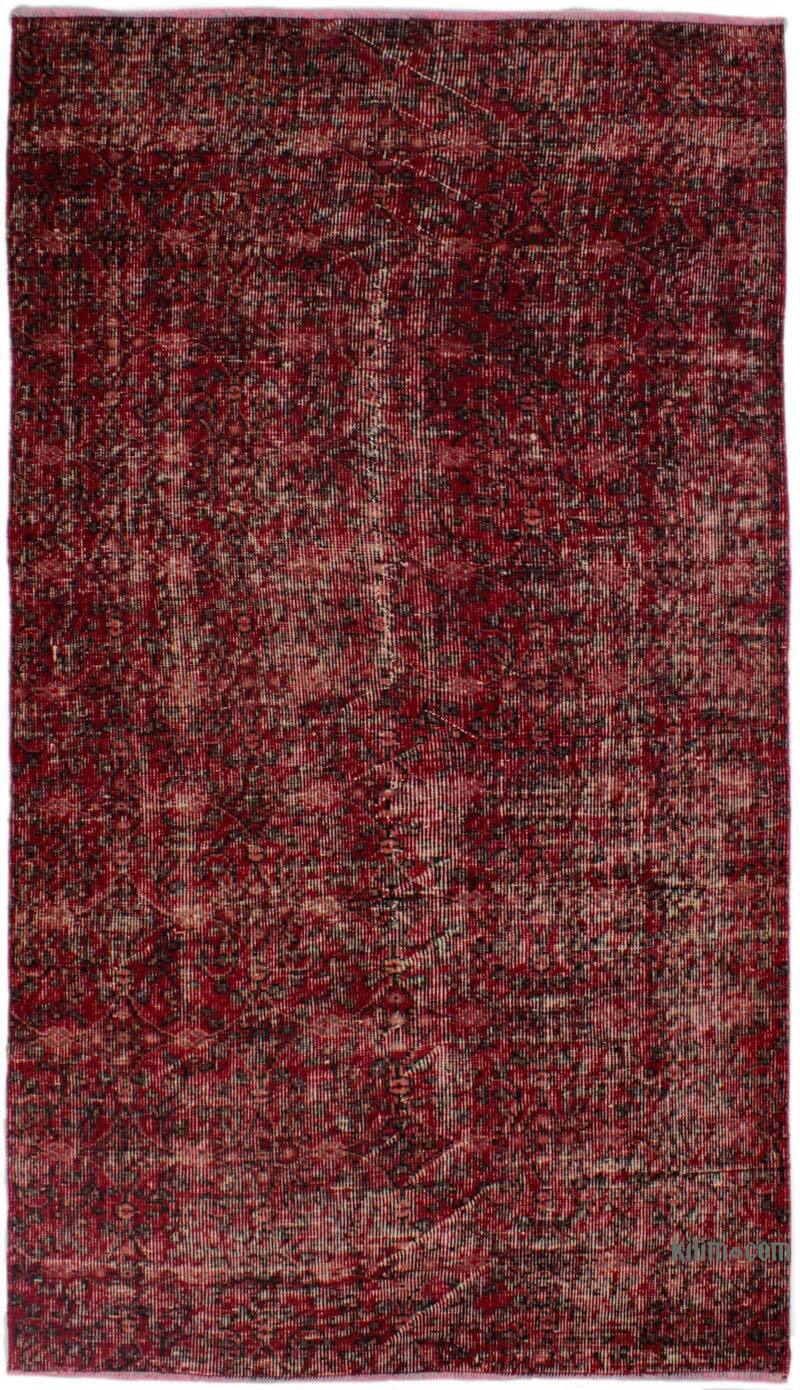 El Dokuma Vintage Halı - 114 cm x 202 cm - K0076825