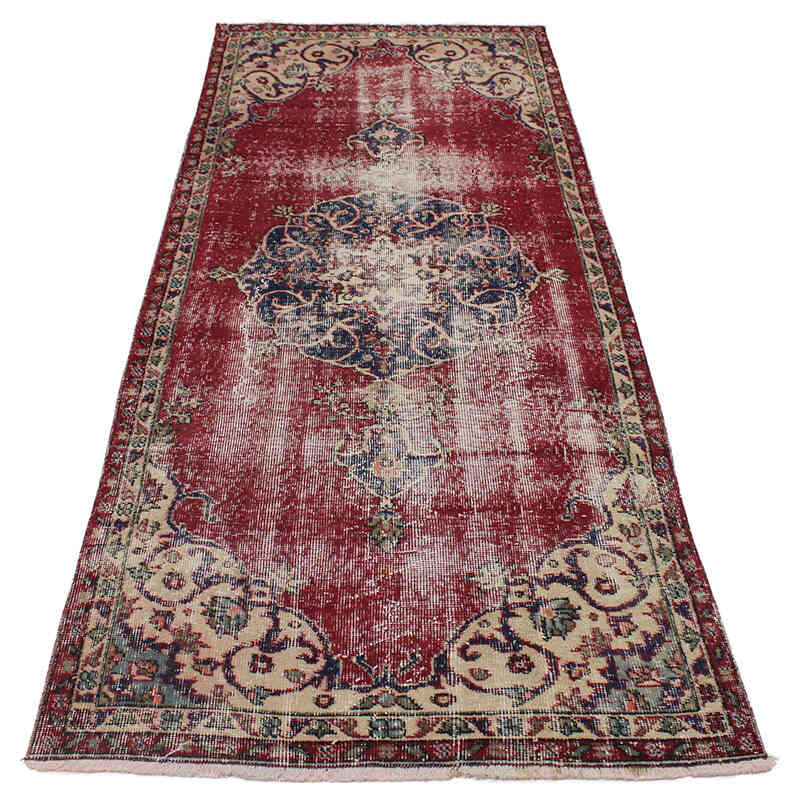 El Dokuma Vintage Halı - 85 cm x 213 cm - K0076830