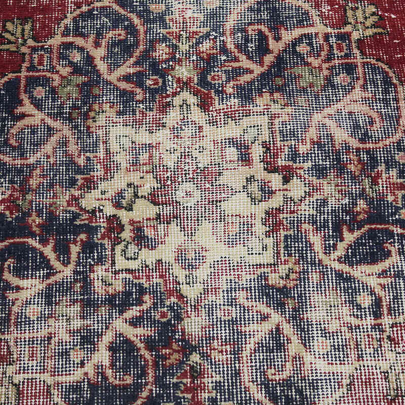 El Dokuma Vintage Halı - 85 cm x 213 cm - K0076830