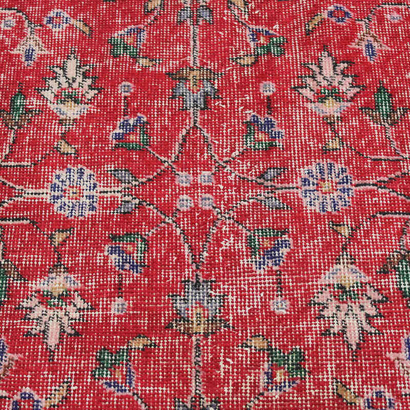 El Dokuma Vintage Halı - 114 cm x 204 cm - K0076831