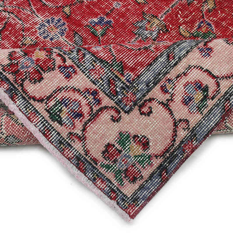 El Dokuma Vintage Halı - 114 cm x 204 cm - K0076831