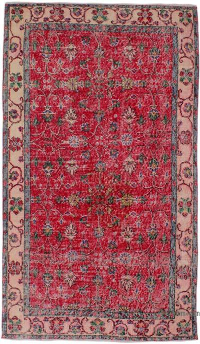 El Dokuma Vintage Halı - 114 cm x 204 cm