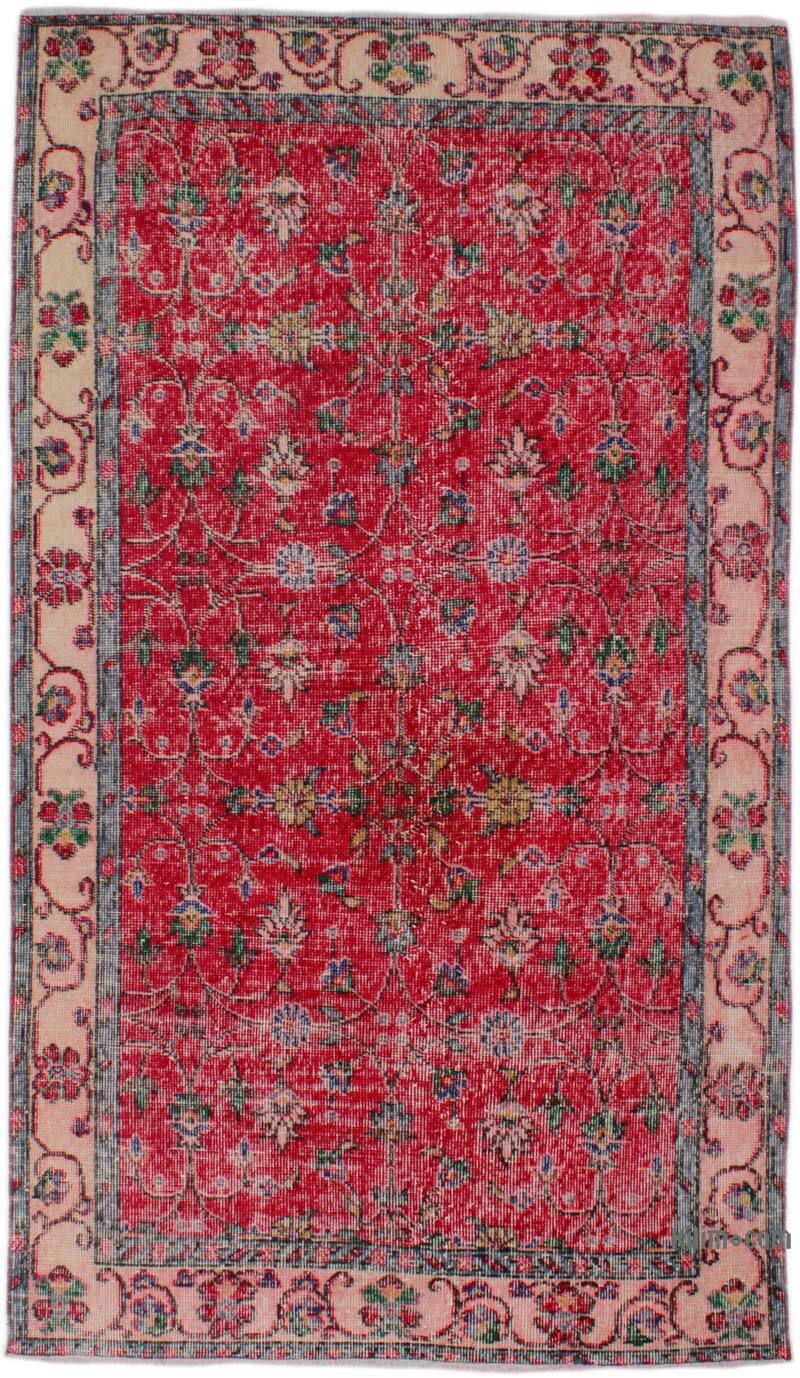 El Dokuma Vintage Halı - 114 cm x 204 cm - K0076831