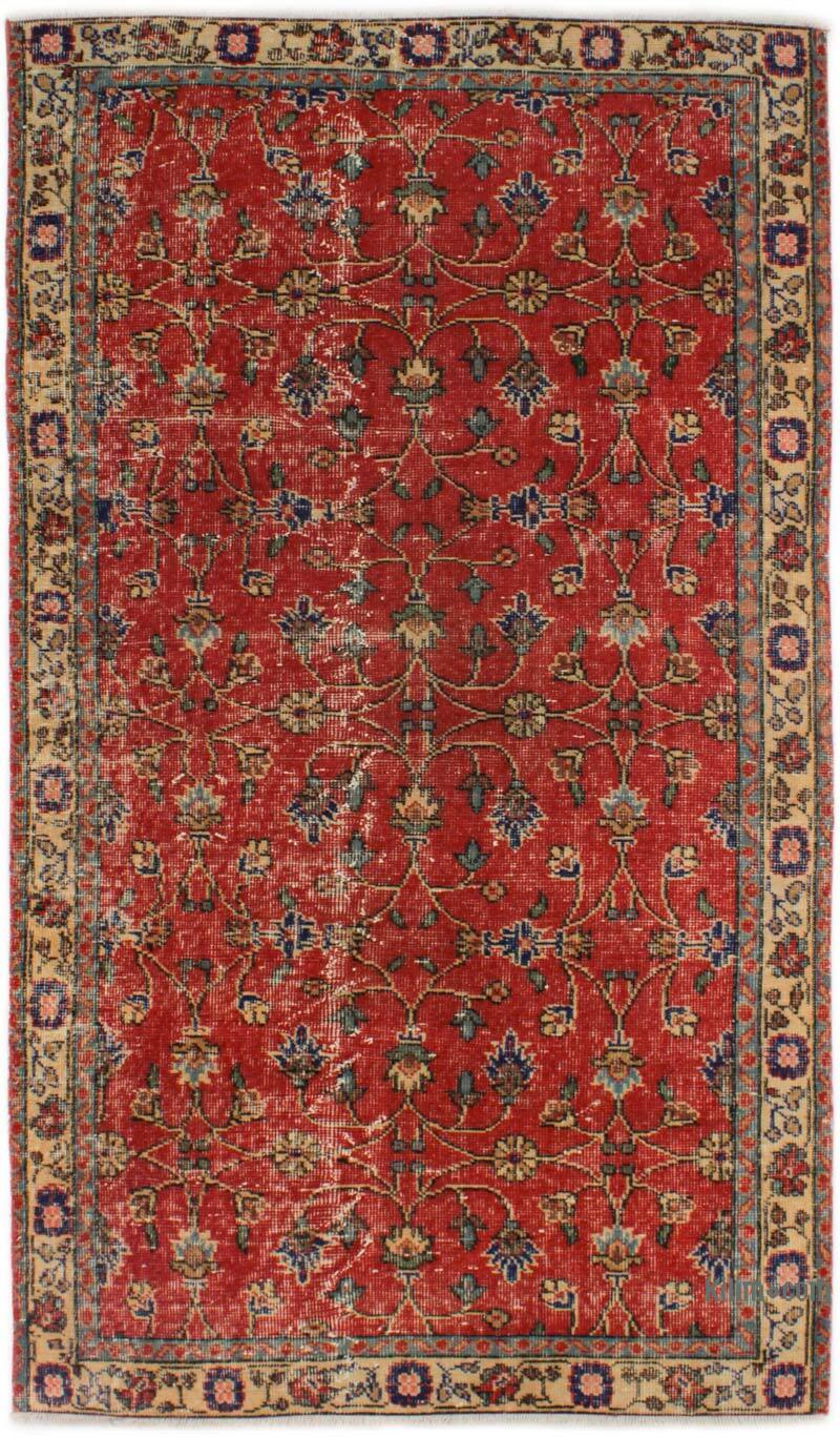 Vintage Turkish Hand-Knotted Rug - 3' 7" x 6' 2" (43" x 74") - K0076834