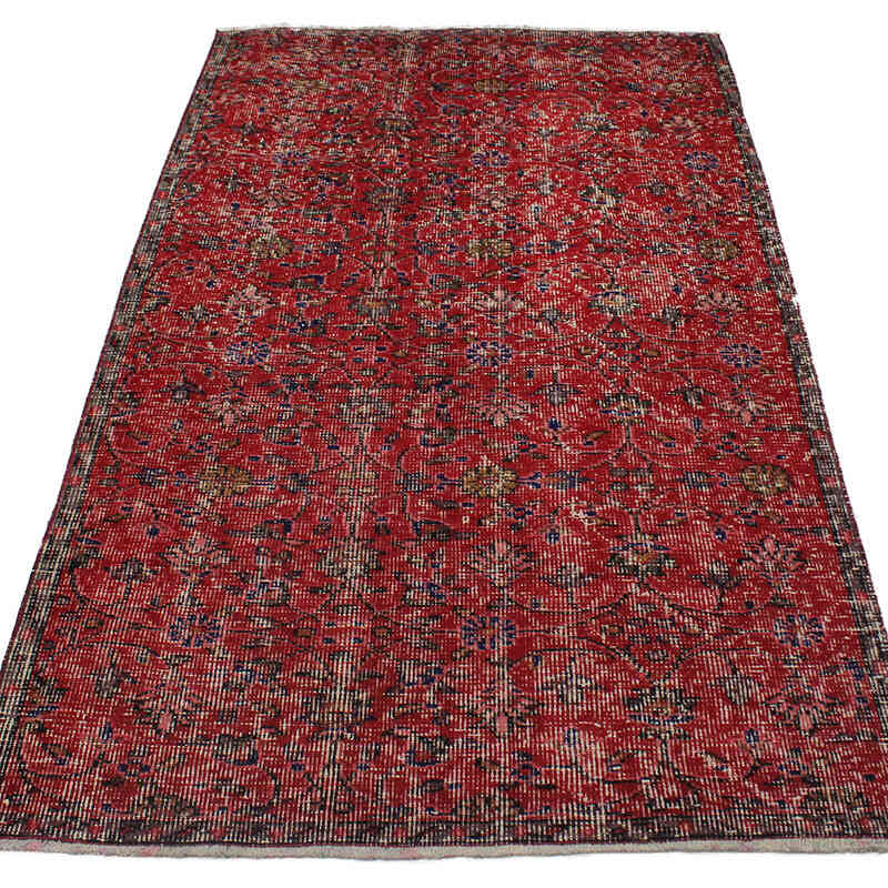 Alfombra Vintage Turca Anudada a Mano - 97 cm x 180 cm - K0076835