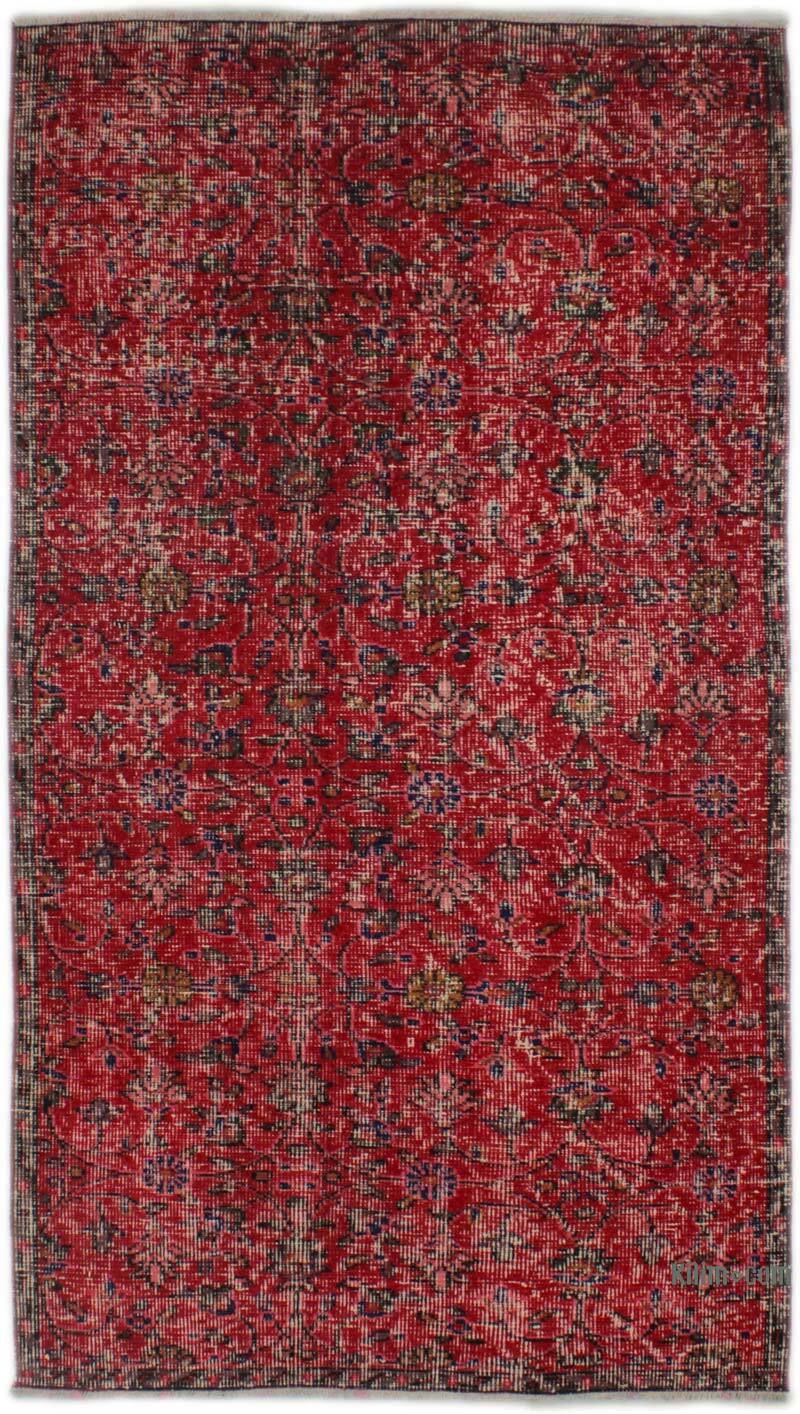 Alfombra Vintage Turca Anudada a Mano - 97 cm x 180 cm - K0076835