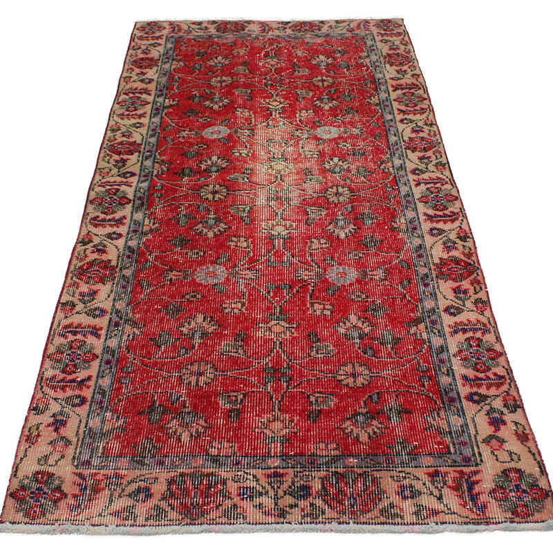 El Dokuma Vintage Halı - 88 cm x 202 cm - K0076836