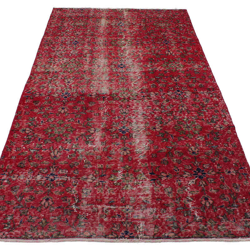 Alfombra Vintage Turca Anudada a Mano - 115 cm x 230 cm - K0076837