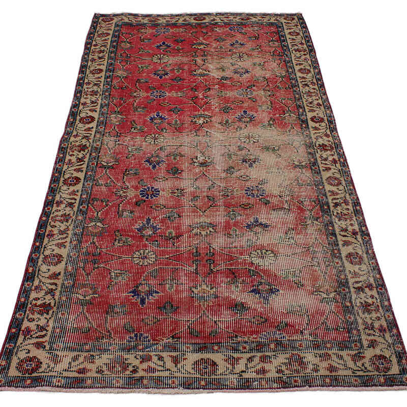 El Dokuma Vintage Halı - 96 cm x 197 cm - K0076839