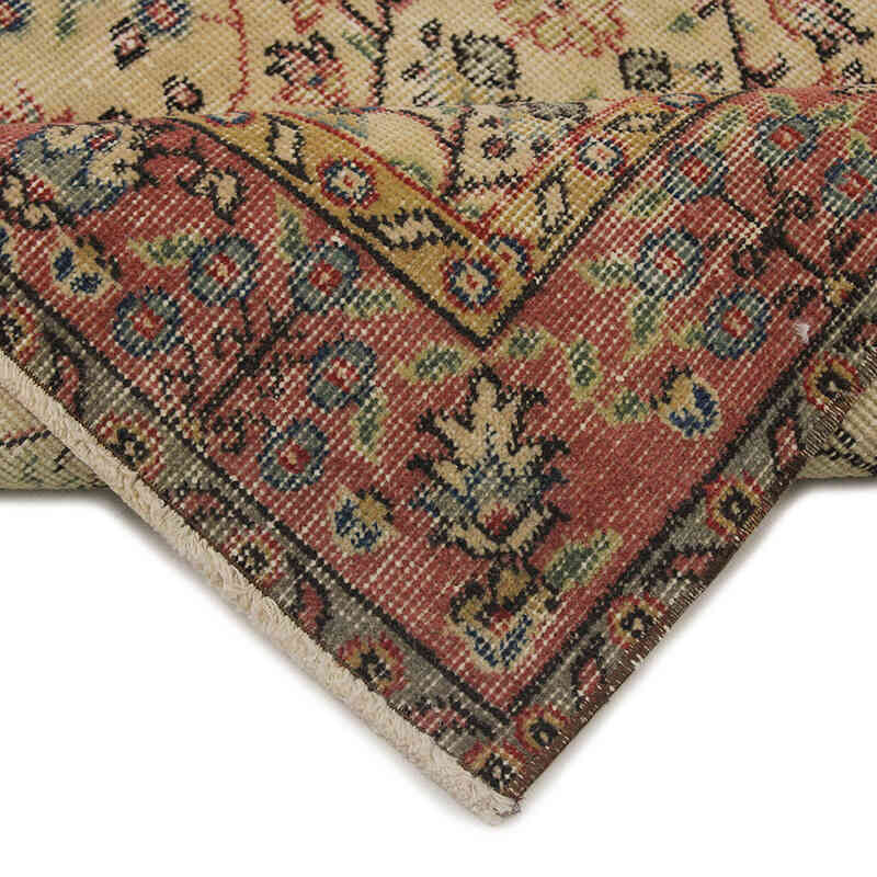 El Dokuma Vintage Halı - 113 cm x 204 cm - K0076842