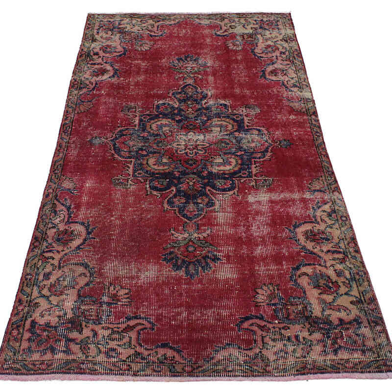 El Dokuma Vintage Halı - 84 cm x 176 cm - K0076843