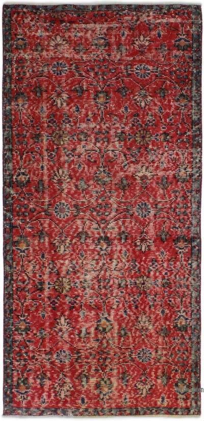 Alfombra Vintage Turca Anudada a Mano - 82 cm x 173 cm