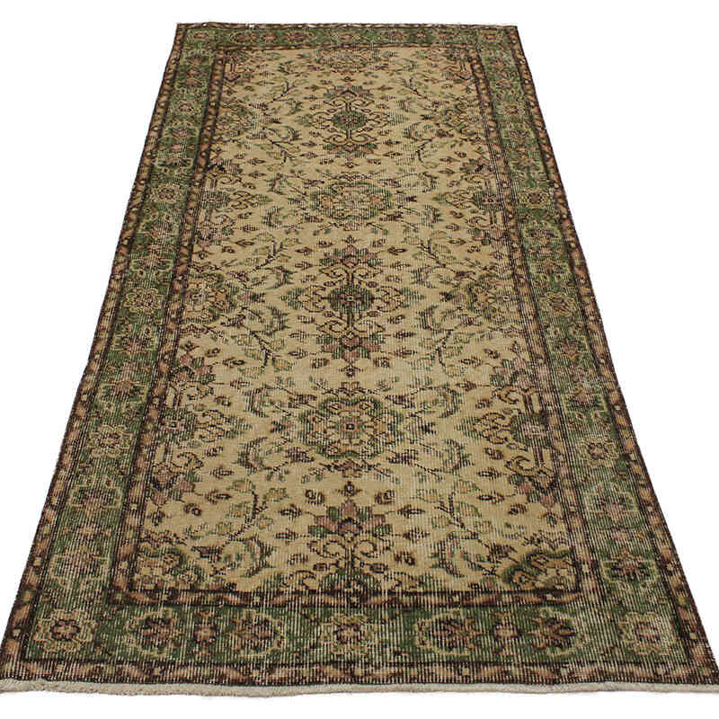 Vintage Turkish Hand-Knotted Rug - 3' 1" x 6' 8" (37" x 80") - K0076853
