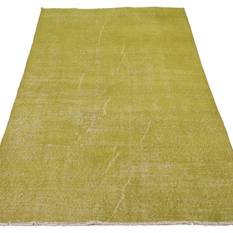 Alfombra Turca Vintage Sobre-teñida - 115 cm x 195 cm - K0076854