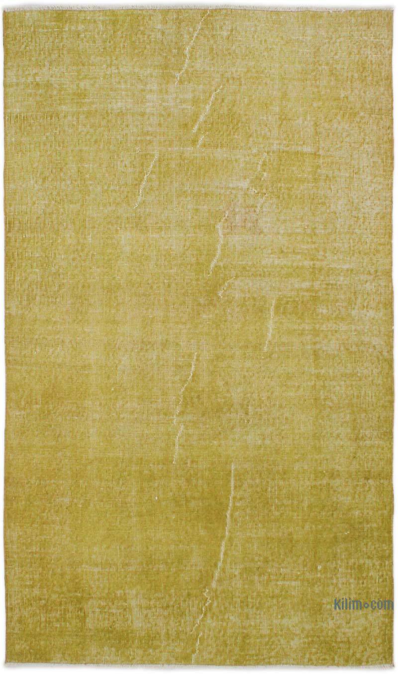 Alfombra Turca Vintage Sobre-teñida - 115 cm x 195 cm - K0076854