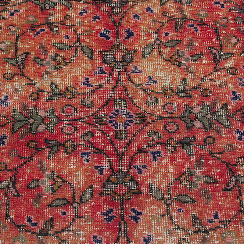Alfombra Vintage Turca Anudada a Mano - 120 cm x 222 cm - K0076855