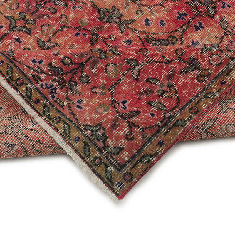 Alfombra Vintage Turca Anudada a Mano - 120 cm x 222 cm - K0076855