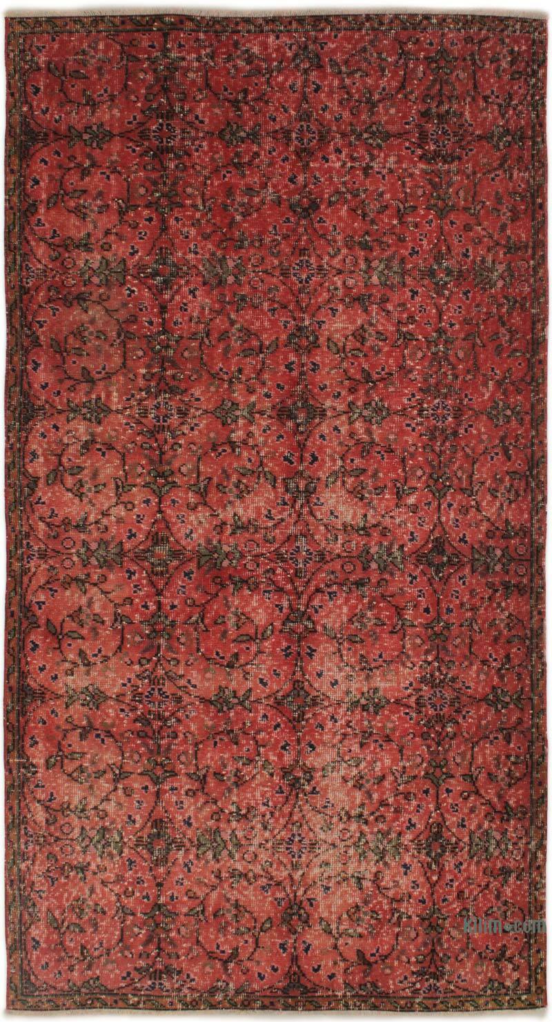 Alfombra Vintage Turca Anudada a Mano - 120 cm x 222 cm - K0076855