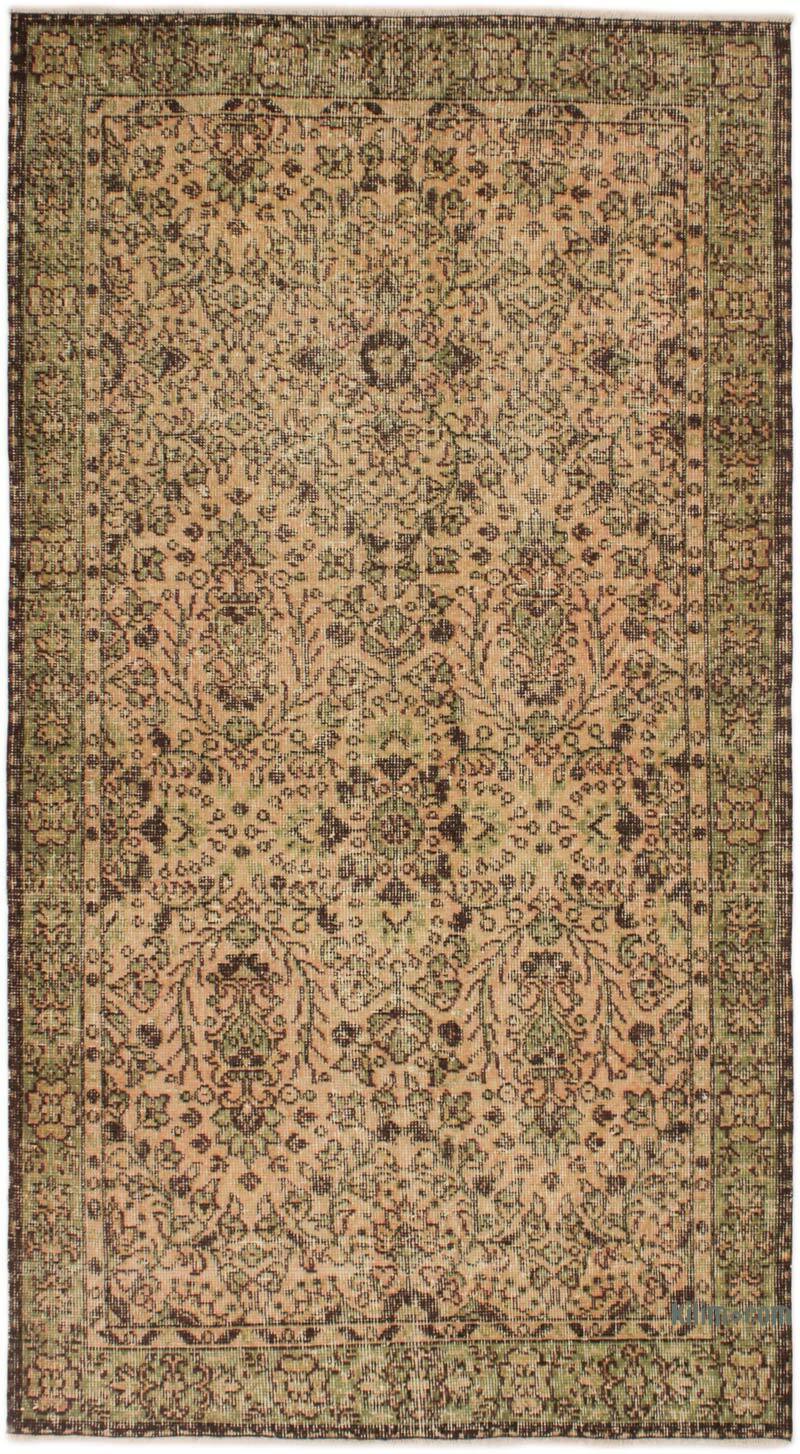 Vintage Turkish Hand-Knotted Rug - 3' 8" x 6' 8" (44" x 80") - K0076859