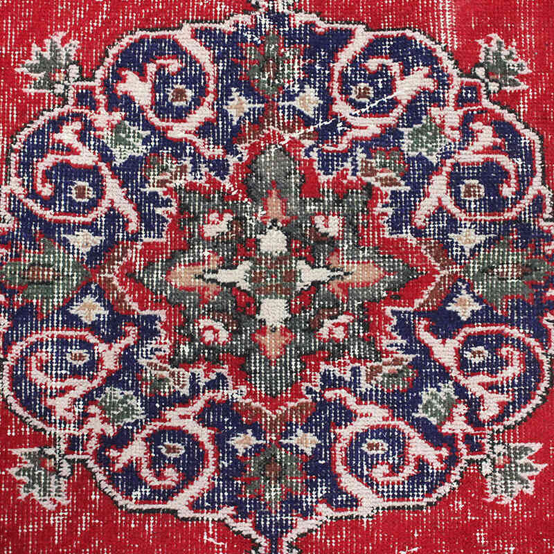 El Dokuma Vintage Halı - 112 cm x 205 cm - K0076864