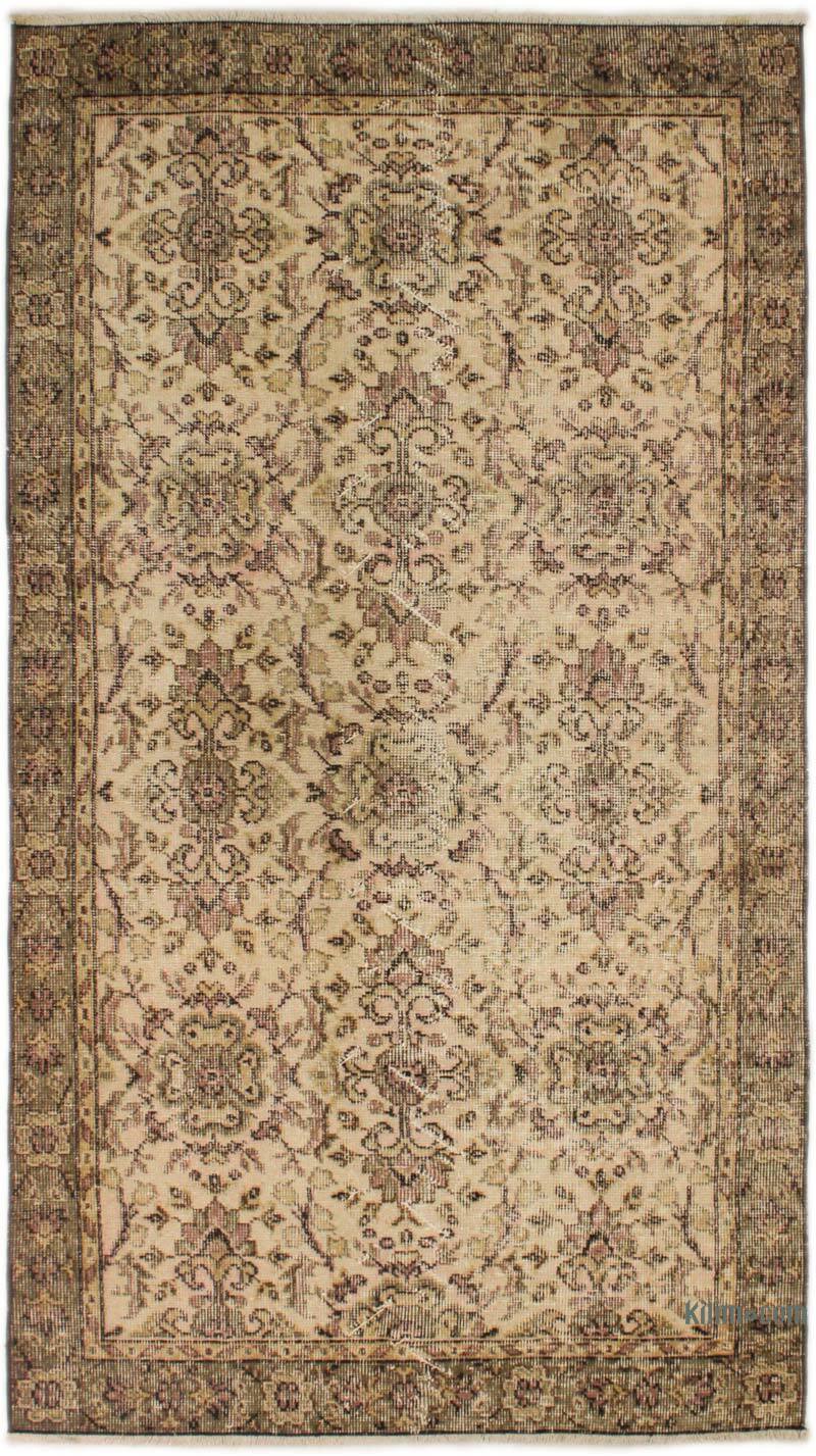Vintage Turkish Hand-Knotted Rug - 3' 7" x 6' 8" (43" x 80") - K0076866