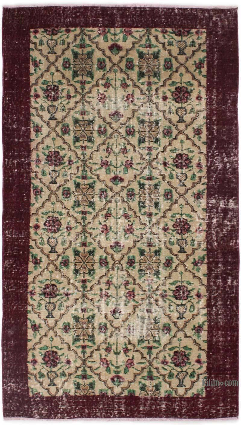 Vintage Turkish Hand-Knotted Rug - 3' 8" x 6' 8" (44" x 80") - K0076867