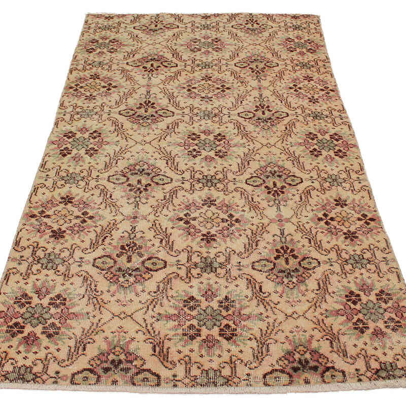 Vintage Turkish Hand-Knotted Rug - 3' 9" x 6' 8" (45" x 80") - K0076868