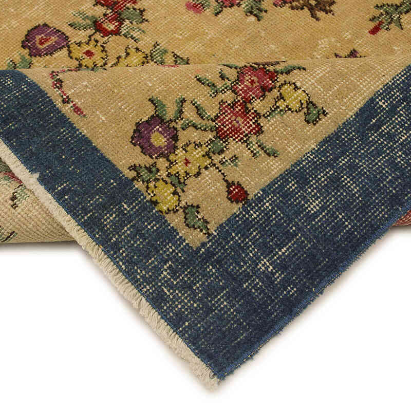 Alfombra Vintage Turca Anudada a Mano - 114 cm x 192 cm - K0076875